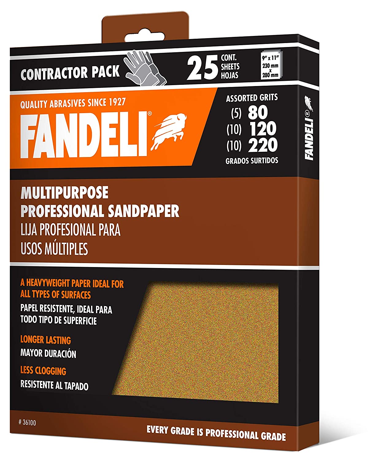 Fandeli Sandpaper Sheets